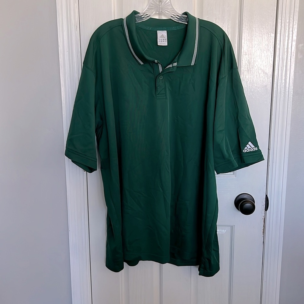 Adidas Climalite Performance green Polo 3XL